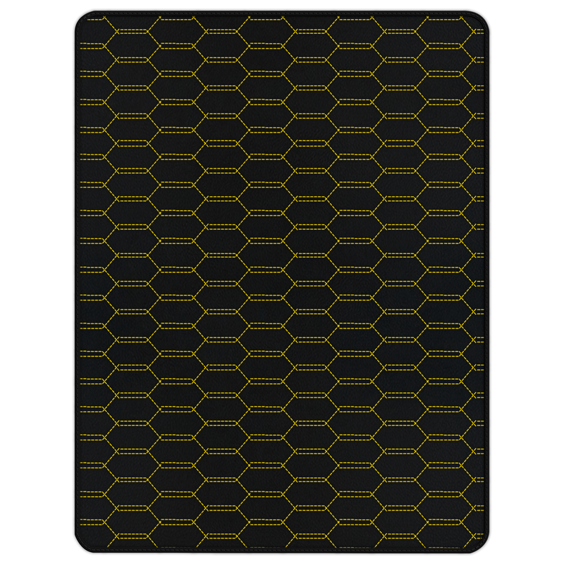 Customizable Leather Trunk Floor Mats with Interlaced Hex Pattern for Ferrari 488 Pista Spider (2019-2021)