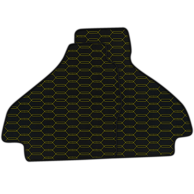 Tapis de voiture Sur mesure à motif hexagonal entrelacé pour
