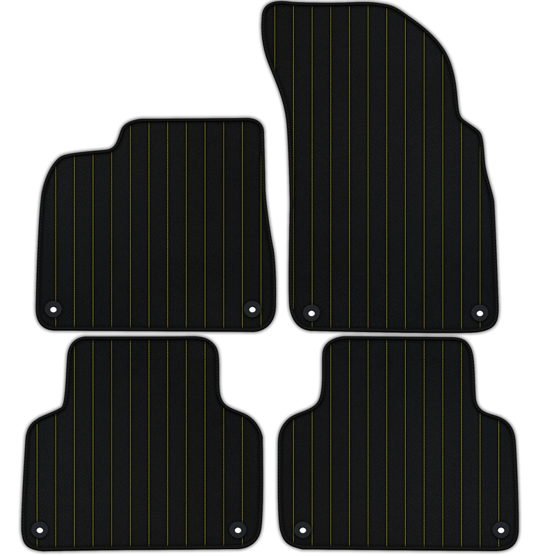 Tapis de voiture en cuir personnalisables avec motif
