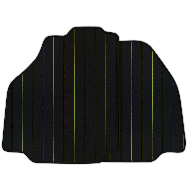 Tapis de voiture en cuir personnalisables avec motif linéaire pour Ferrari 458 Spider (2012-2015)