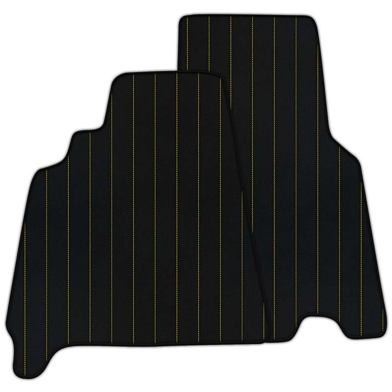 Customizable Leather Floor Mats with Line's Pattern for Ferrari 550 Maranello (1996-2002)