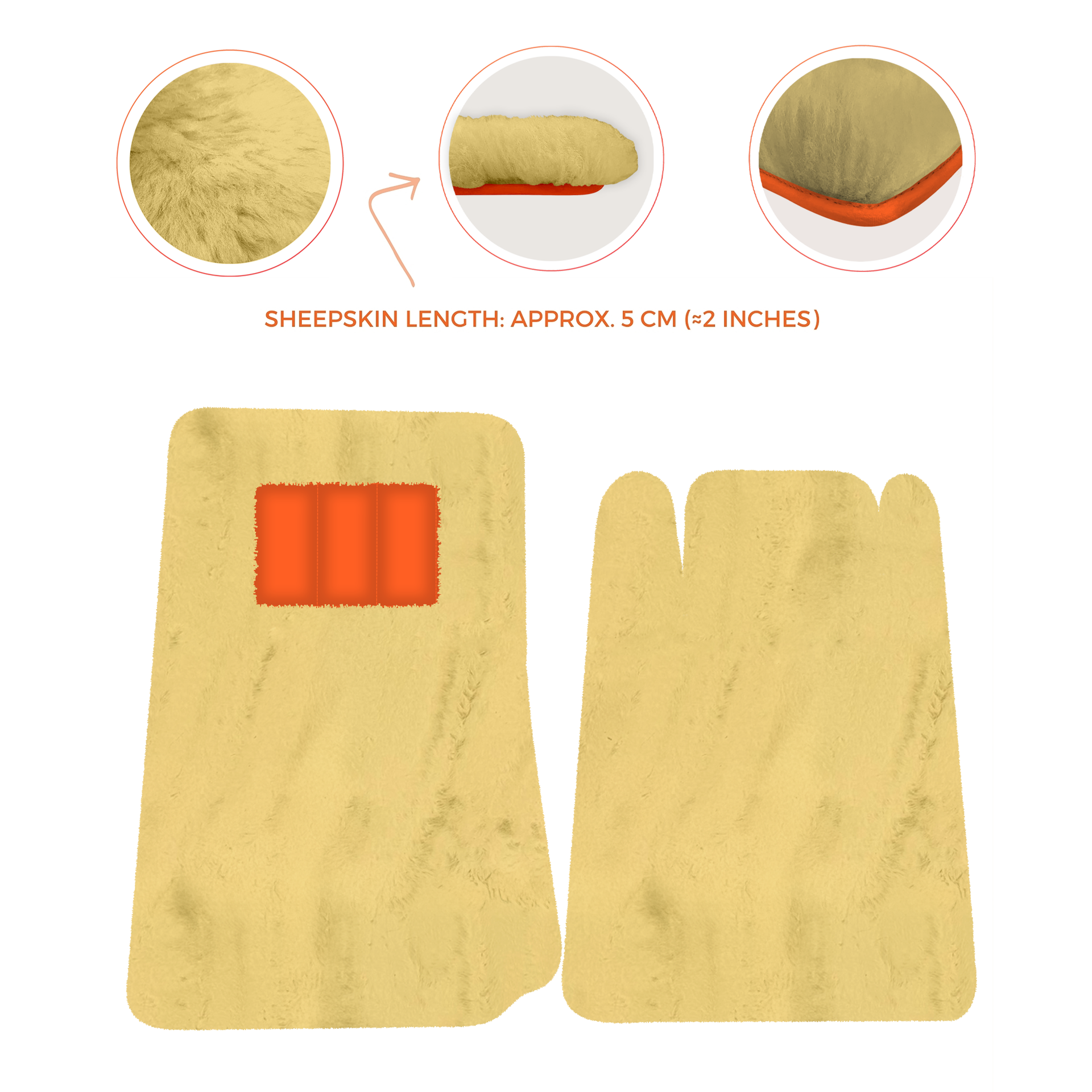 Lamborghini Jalpa Sheepskin Floor Mats (1981-1988) - Premium Luxury