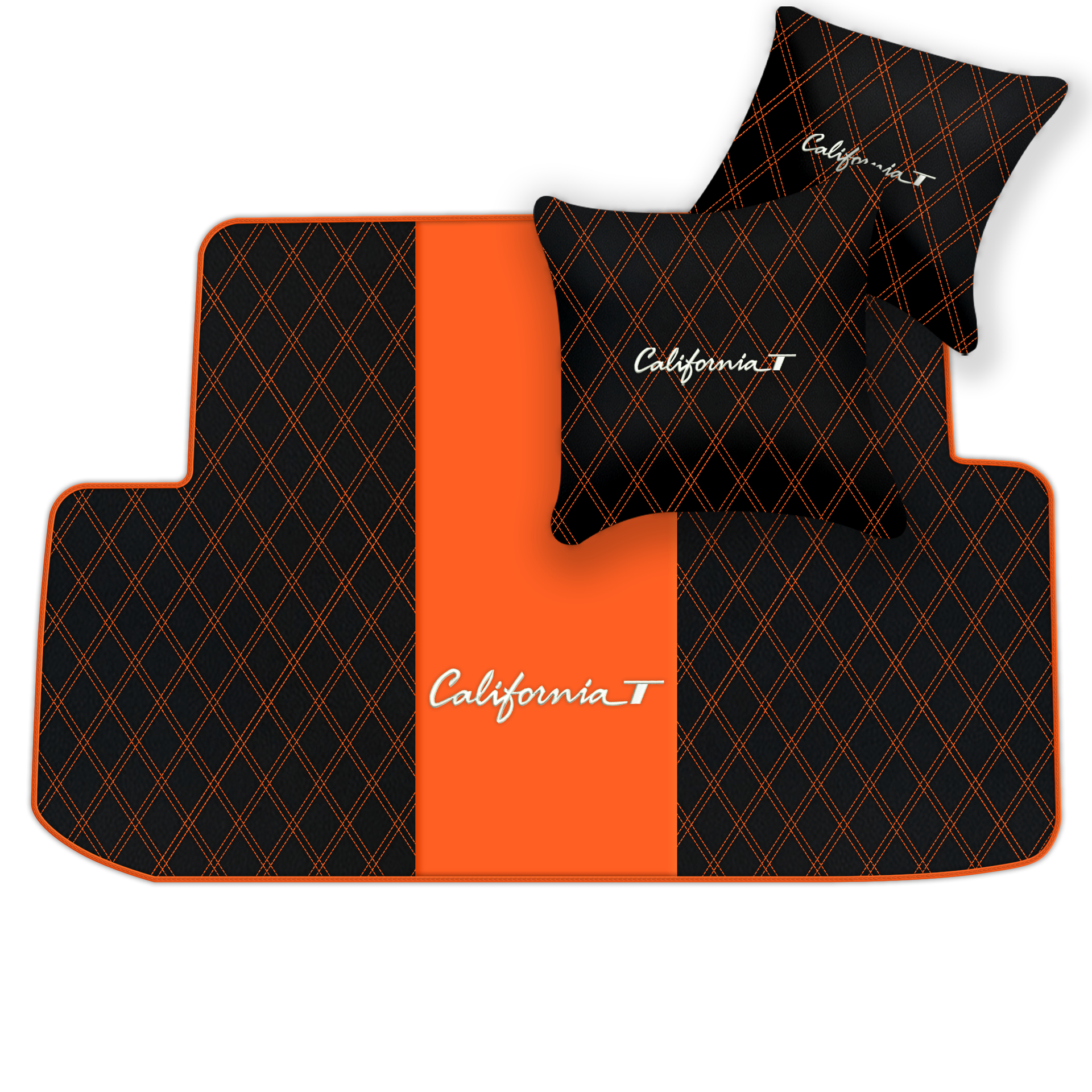 Schwarze Fußmatten für Ferrari California T 2015–2018 - AutoWin