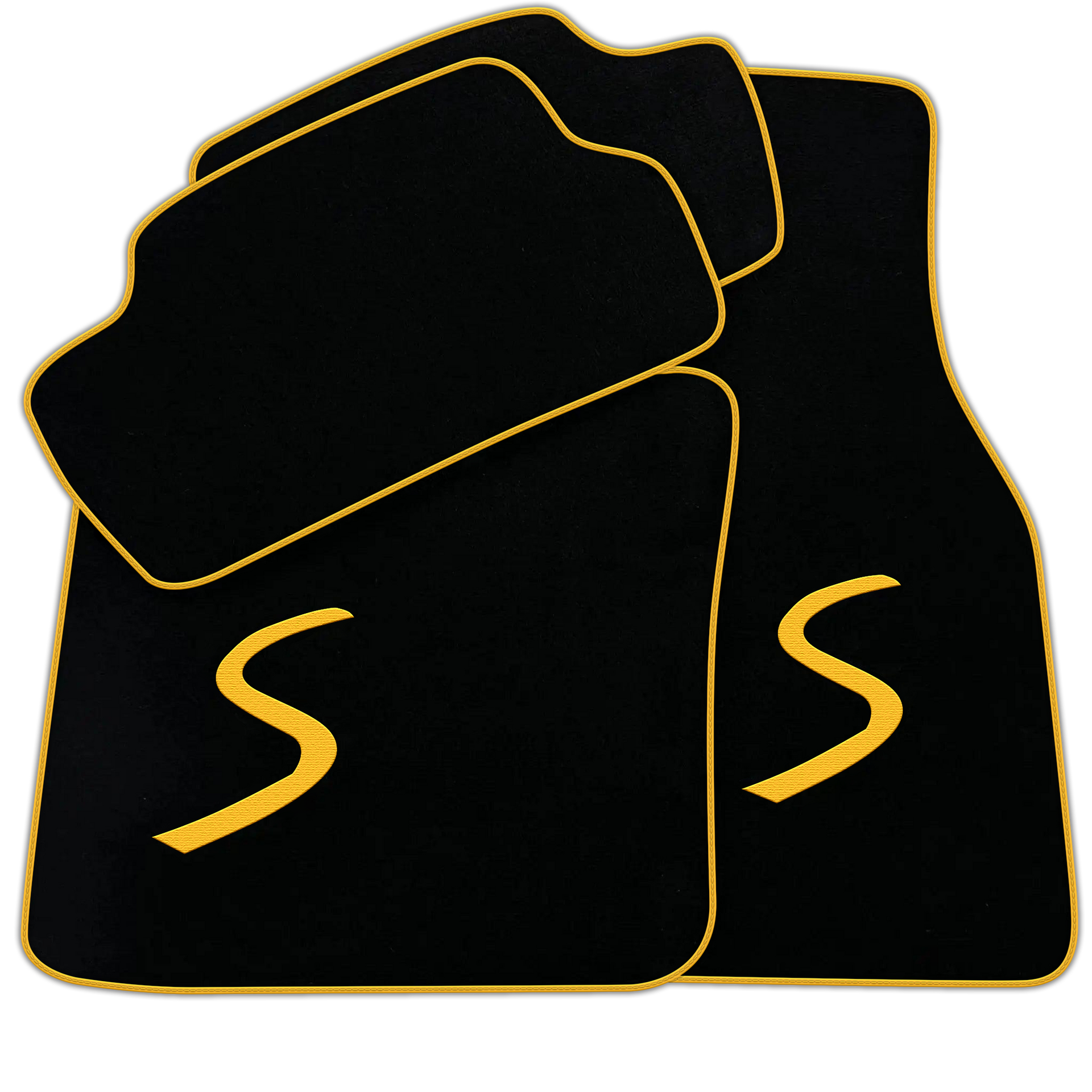 Black Floor Mats for Mini Cooper / One R53 (2001-2007) Cooper S