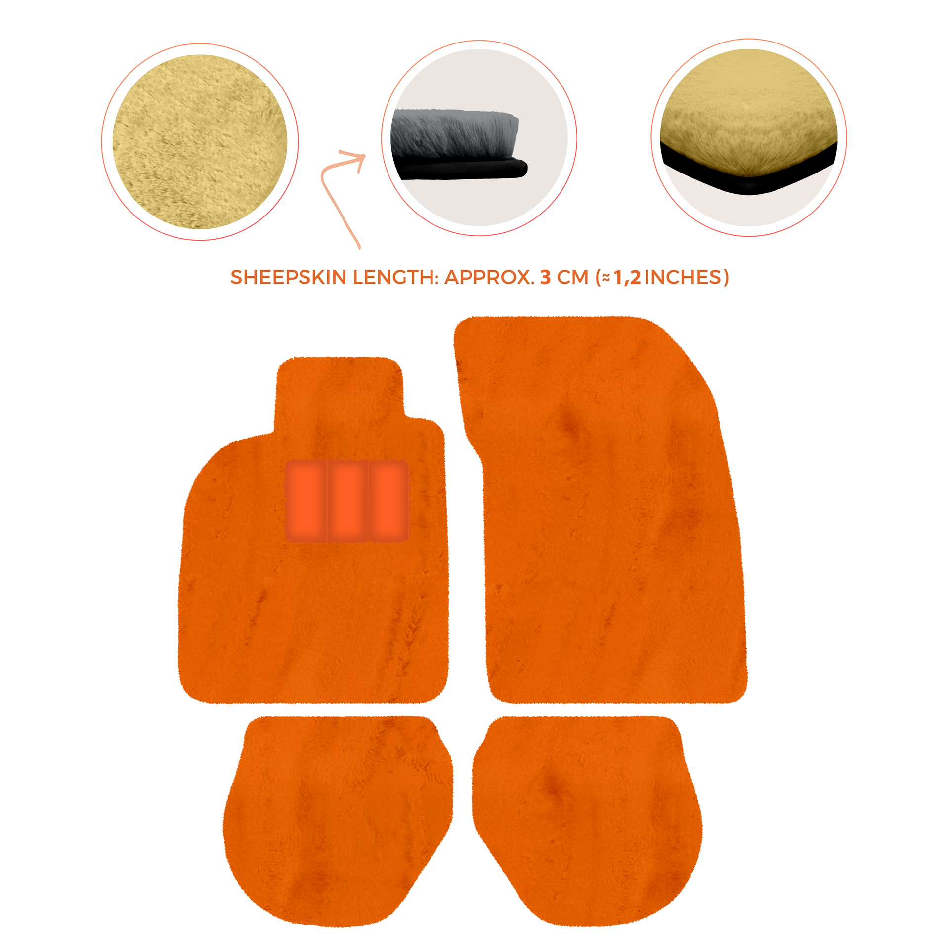 Tapis de voiture noirs pour Porsche 993 (1994-1998) avec - AutoWin