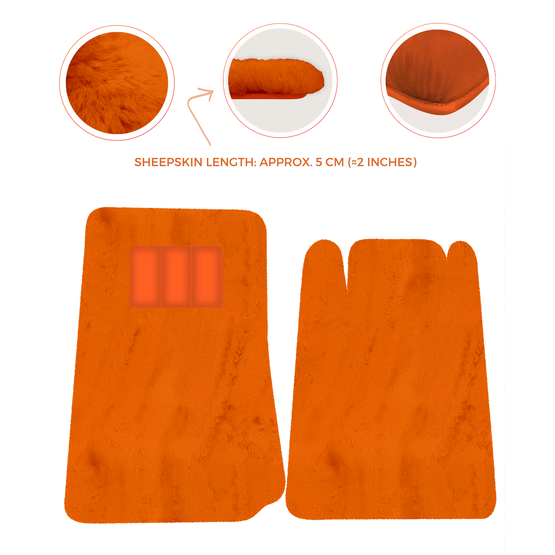 Lamborghini Jalpa Sheepskin Floor Mats (1981-1988) - Premium Luxury