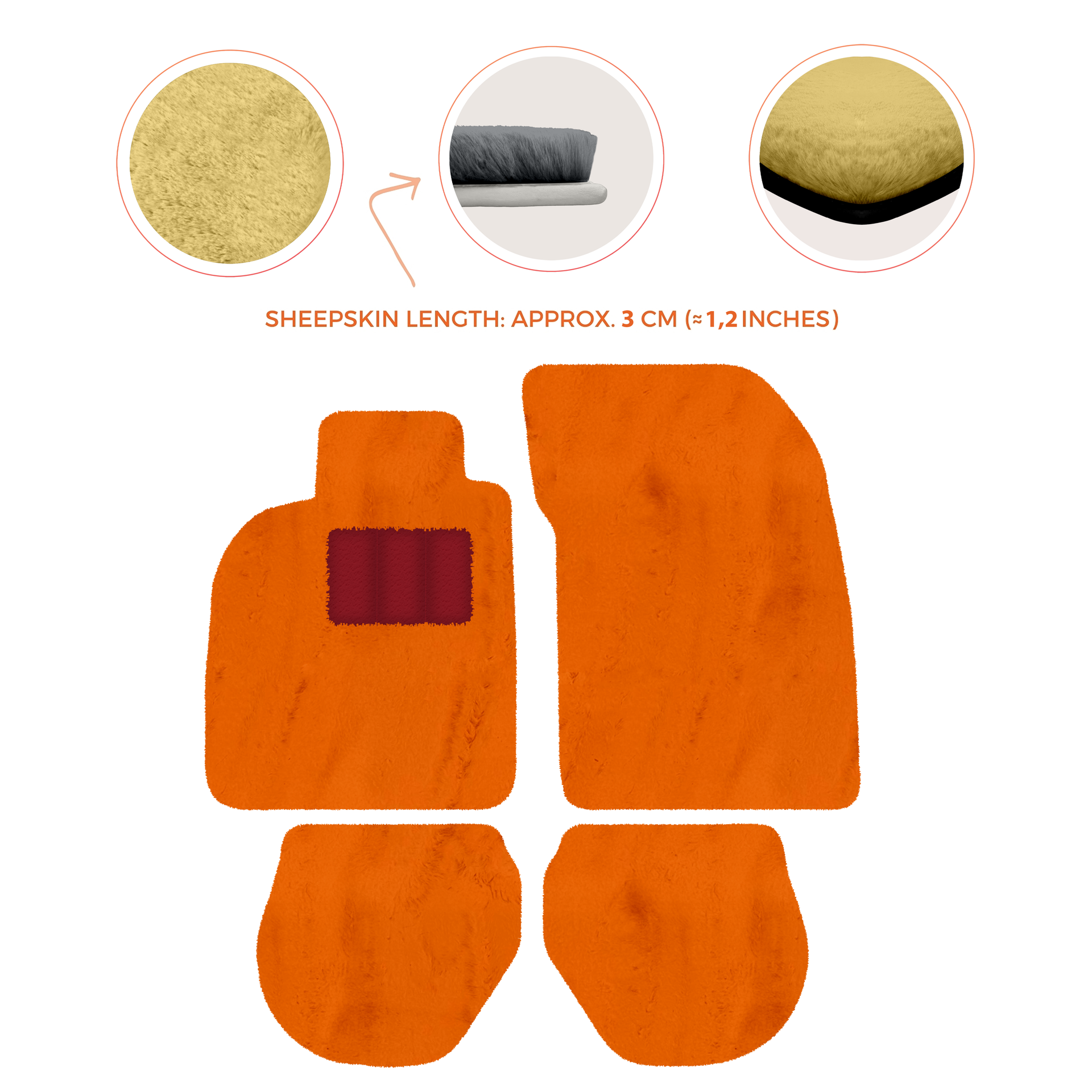 Tapis de voiture noirs pour Porsche 993 (1994-1998) avec - AutoWin