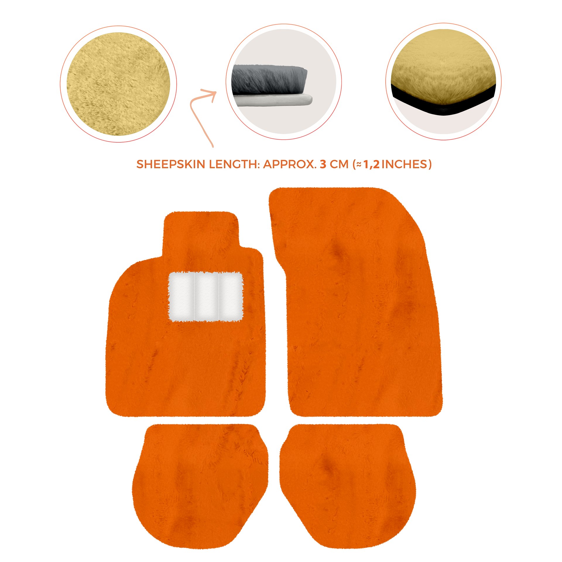 Tapis de voiture noirs pour Porsche 993 (1994-1998) avec - AutoWin