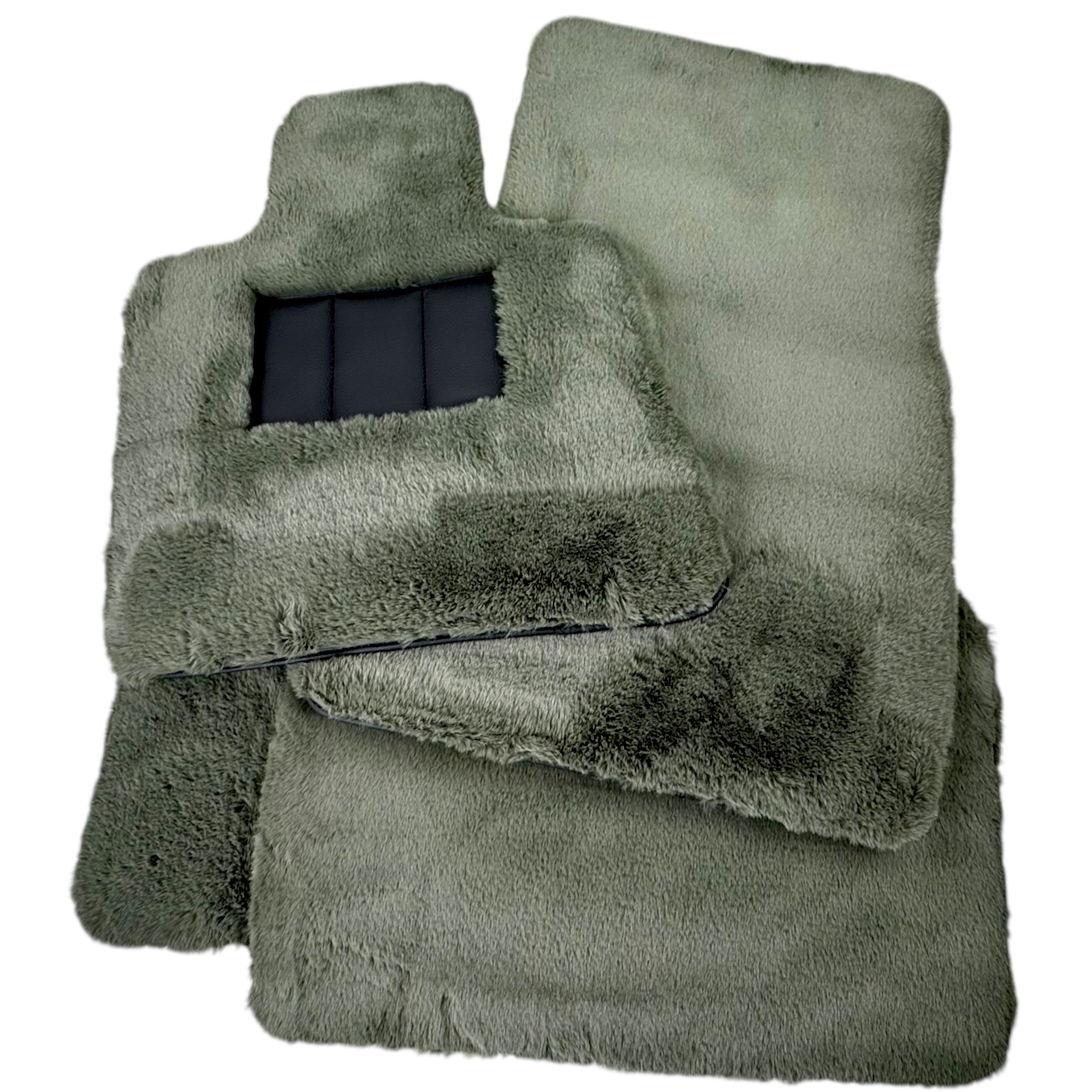 Light Green Sheepskin Floor Mats for Rolls-Royce Cullinan (2018-2025)