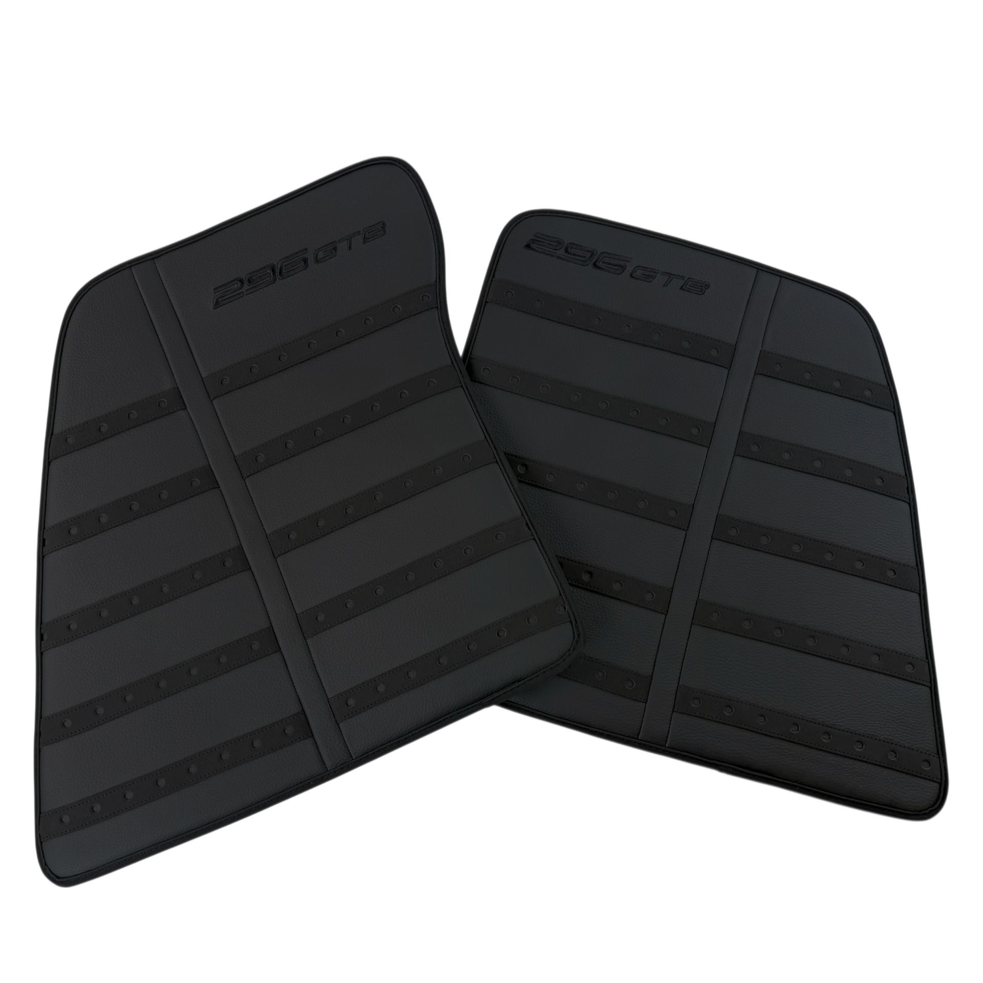 Black Leather Floor Mats for Ferrari SF90 | Stylish Protection