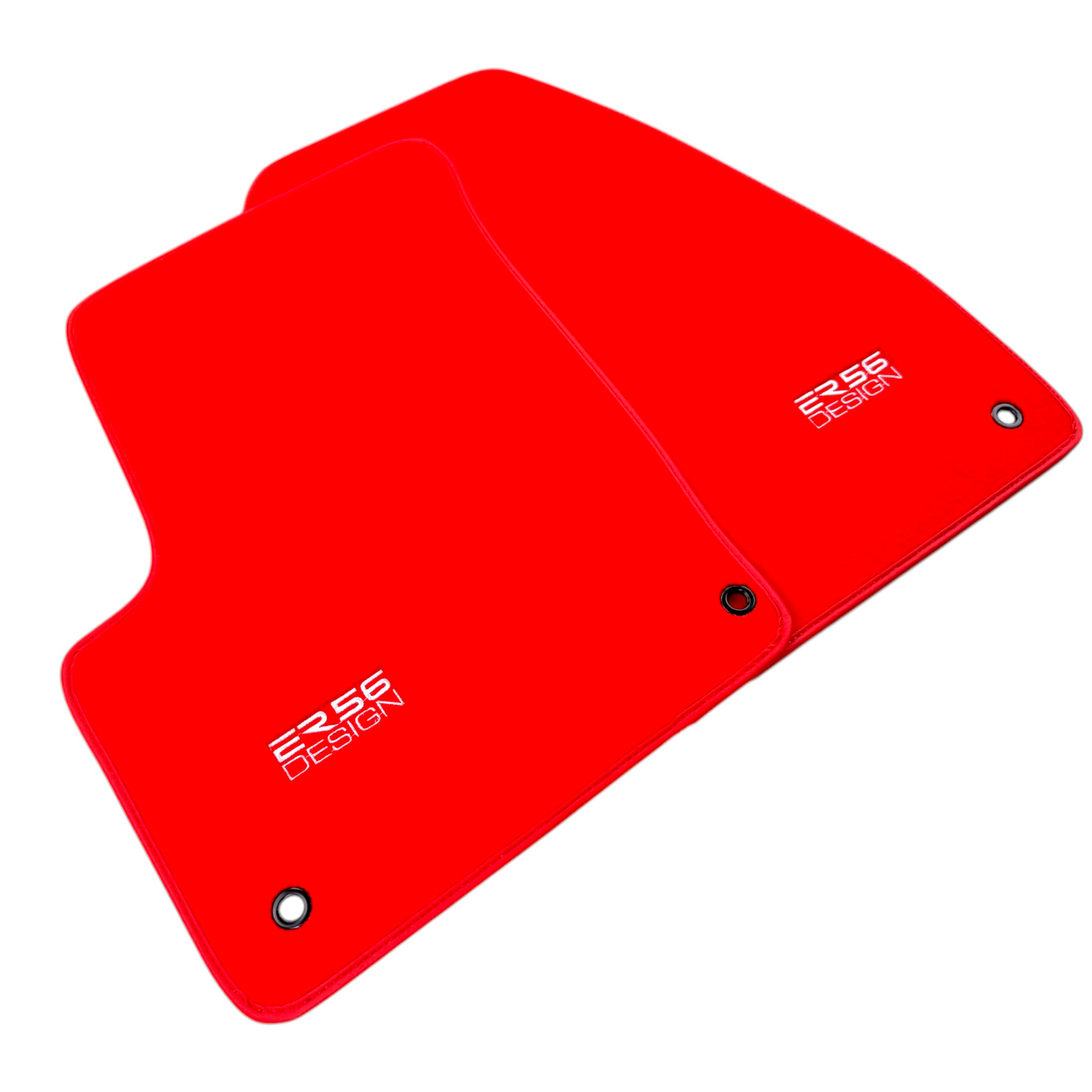 Red Floor Mats for Chevrolet Malibu Sedan (2008-2012) by ER56 Design