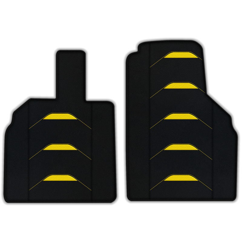 Customizable Leather Floor Mats with AW24 Pattern for Lamborghini Aventador (2012-2022)