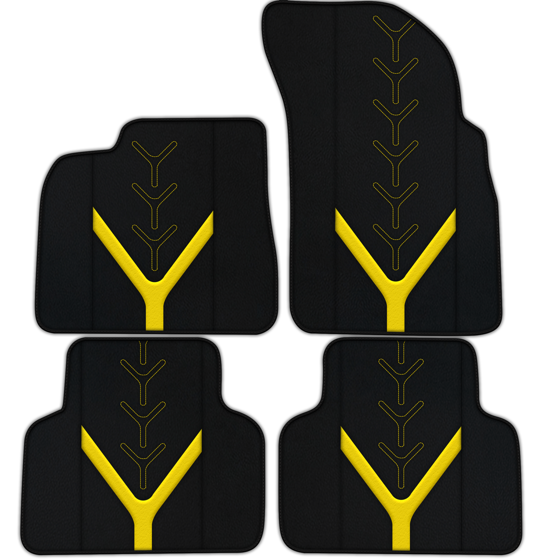 Customizable Leather Floor Mats for Lamborghini Urus | AH01 Pattern
