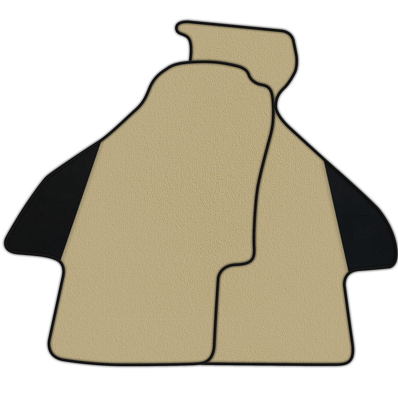 Maßgeschneiderte Fußmatten aus Teppich mit Leder für Ferrari Mondial Coupé (1983-1993)