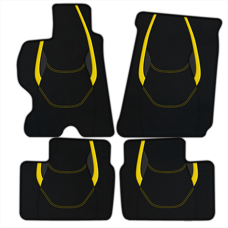 Customizable Leather Floor Mats with AW23 Pattern for Ferrari FF (2011-2016)