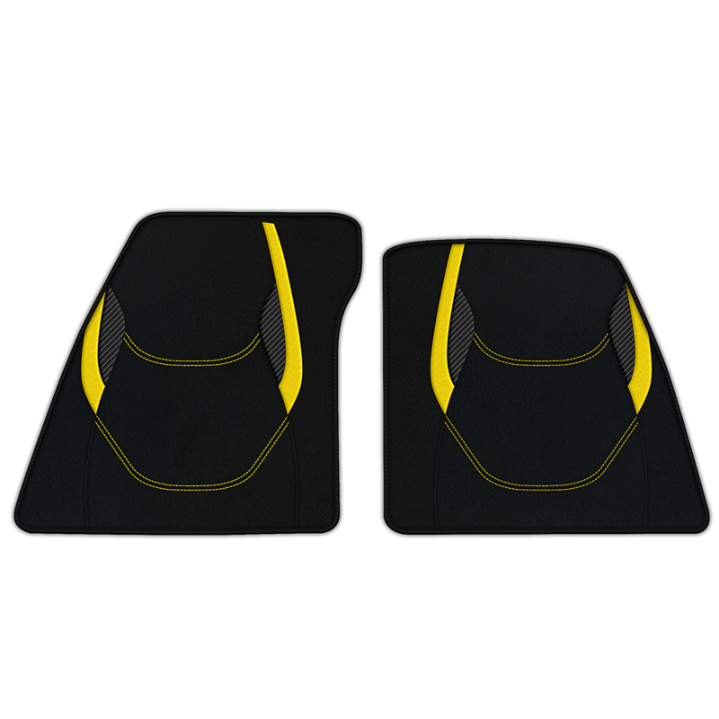 Customizable Leather Floor Mats with AW23 Pattern for Ferrari SF90 Stradale (2019-2024)