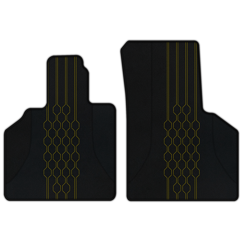 Customizable Leather Floor Mats with AW19 Pattern for Lamborghini Gallardo (2004-2014)