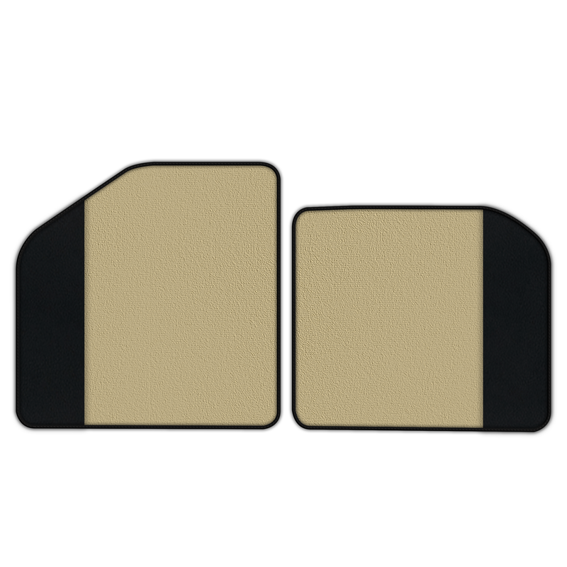 Anpassbare Fußmatten aus Teppich mit Leder für Porsche Carrera GT (2004-2006)