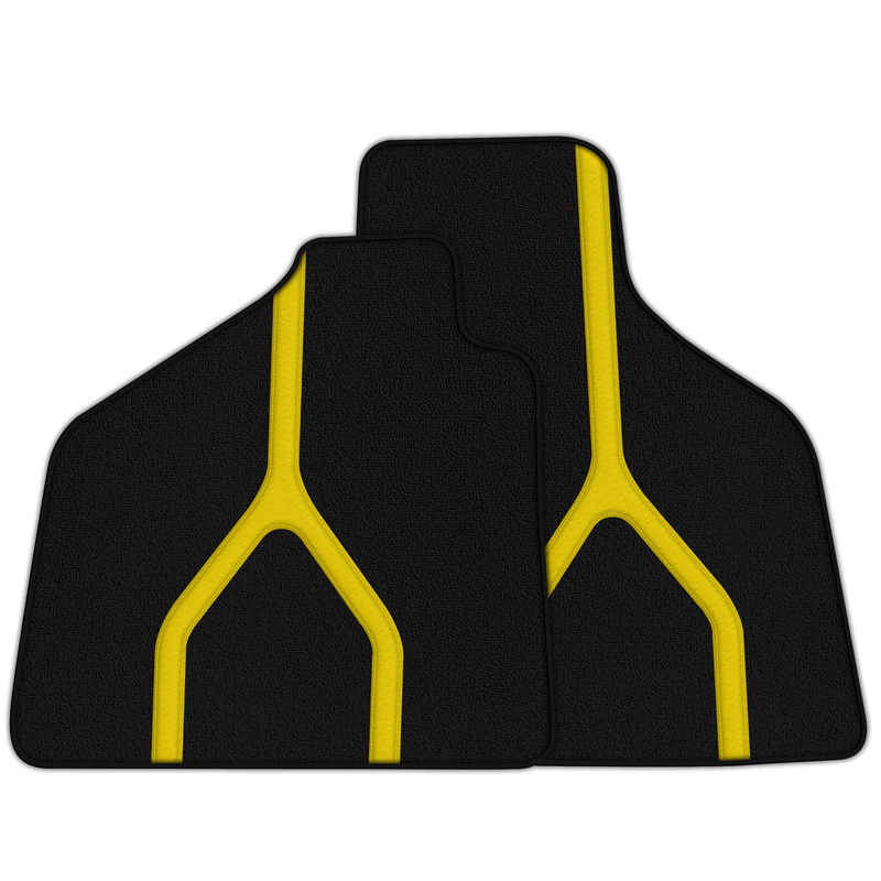 Individuell gestaltbare Fußmatten aus Teppich mit Ledermuster A56 für Lamborghini Diablo (1990-2001)