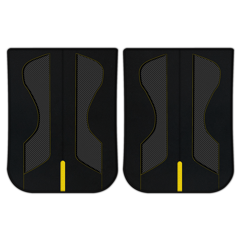 Customizable Leather Floor Mats with AW35 Pattern for Ferrari LaFerrari (2013-2018)