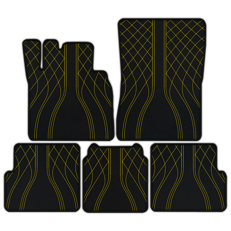 Tapis de voiture en cuir personnalisables avec motif A56