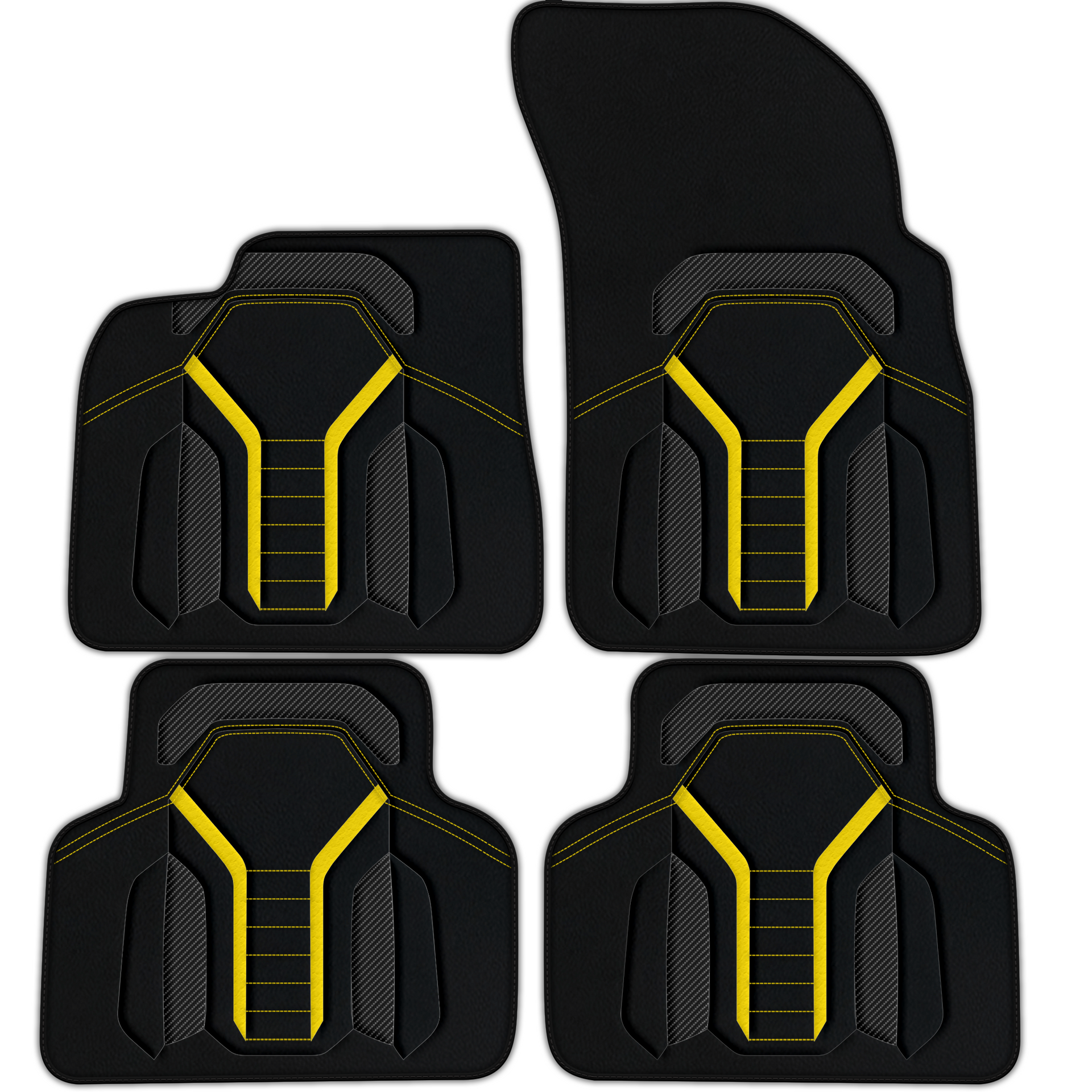 Customizable Leather Floor Mats for Lamborghini Urus 2018-2024