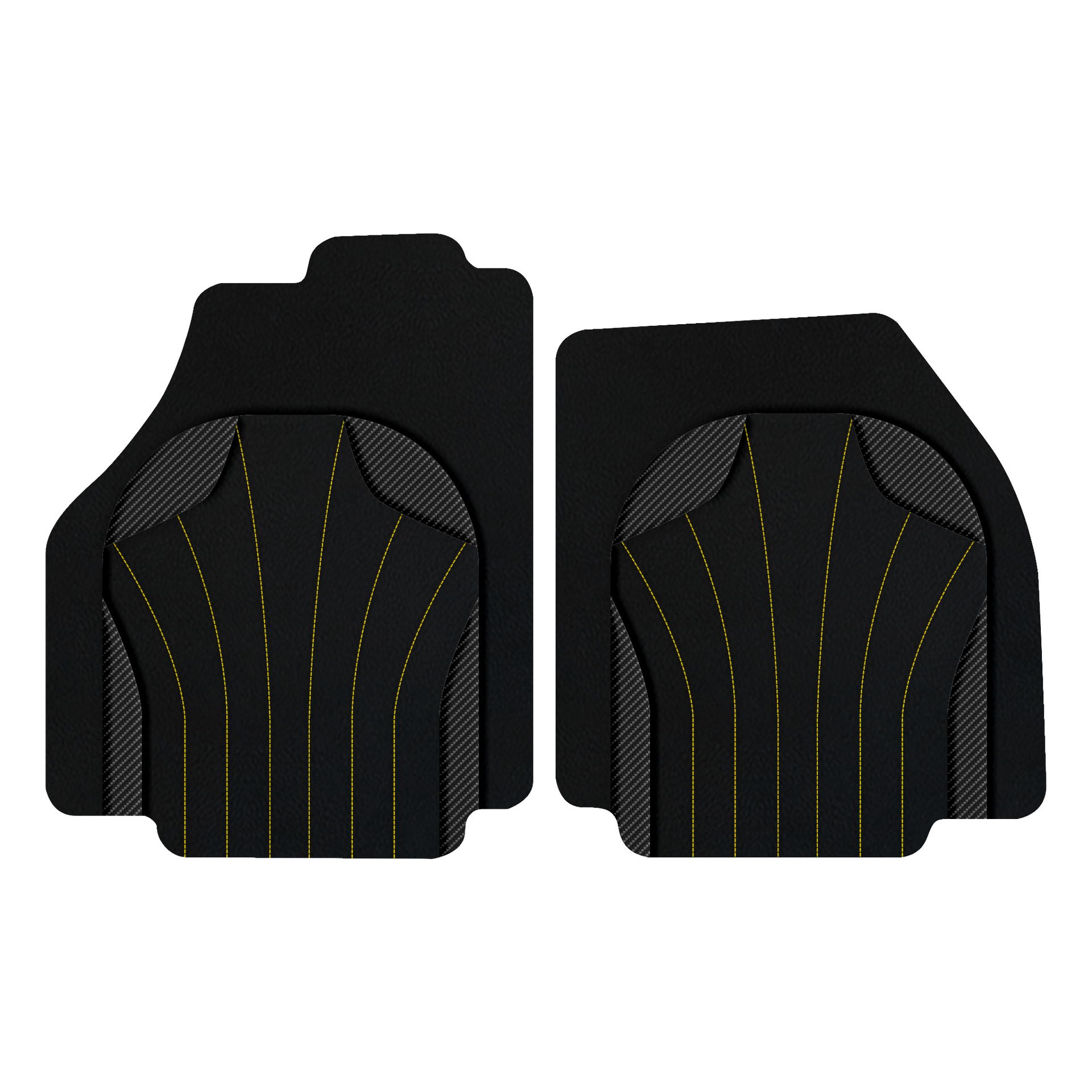 Customizable Leather Floor Mats for Ferrari 488 Spider - AW23 Pattern