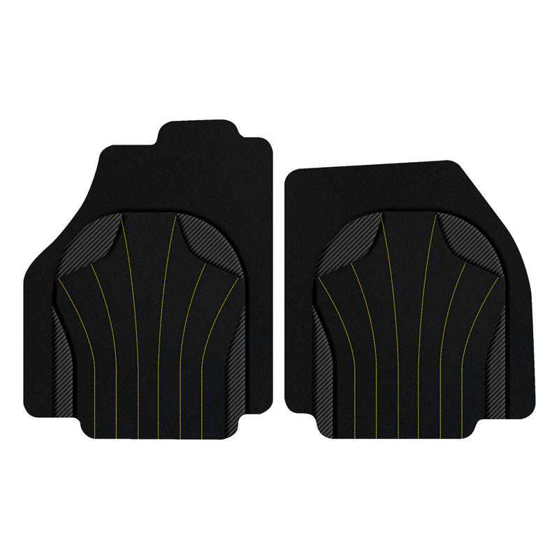 Customizable Leather Floor Mats with AW38 Pattern for Ferrari F8 Spider (2019-2023)