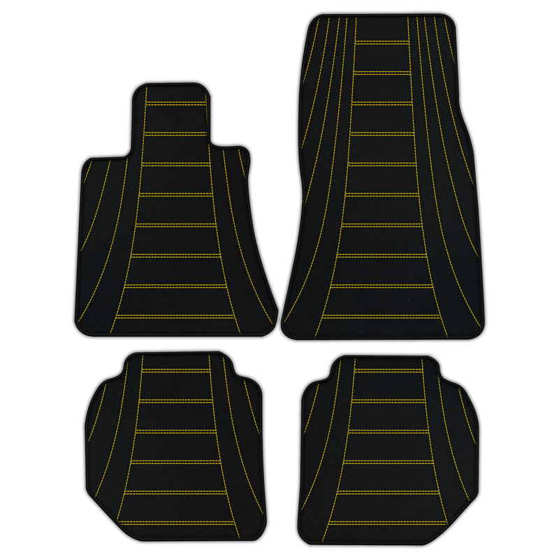 Customizable Leather Floor Mats with AW17 Pattern for Rolls Royce Ghost Series II (2021–2024)