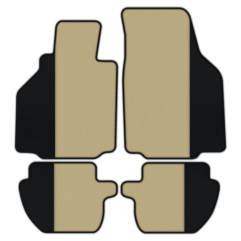 Customizable Floor Mats From Carpet With Leather for Porsche 911 - 996 (1998-2004)
