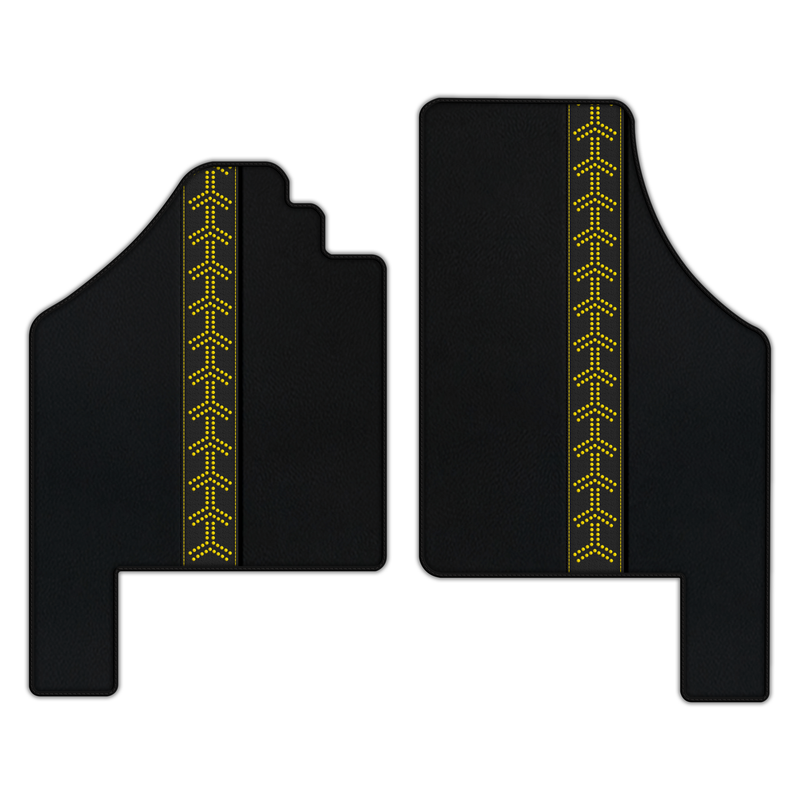 Anpassbare Lederfußmatten mit AW44-Muster für Lamborghini Murcielago (2001-2010)