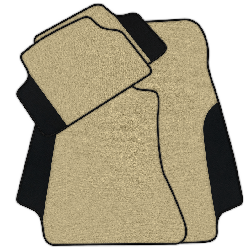 Customizable Floor Mats From Carpet With Leather for Mercedes Benz A-Class W177 Hatchback (2018-2023)