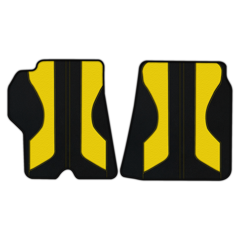 Customizable Leather Floor Mats with Pattern ER56 V2 Edition for Ferrari California (2008-2014)