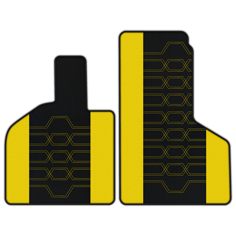 Customizable Leather Floor Mats with AH01 Pattern for Lamborghini Huracan Tecnica (2022-2024)
