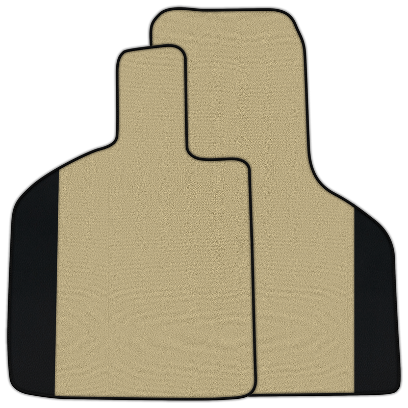 Personalisierbare Fußmatten aus Teppich mit Leder für Lamborghini Huracán EVO (2019-2024)