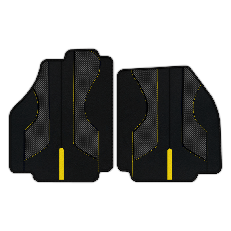Customizable Leather Floor Mats with AW35 Pattern for Ferrari F8 Spider (2019-2023)