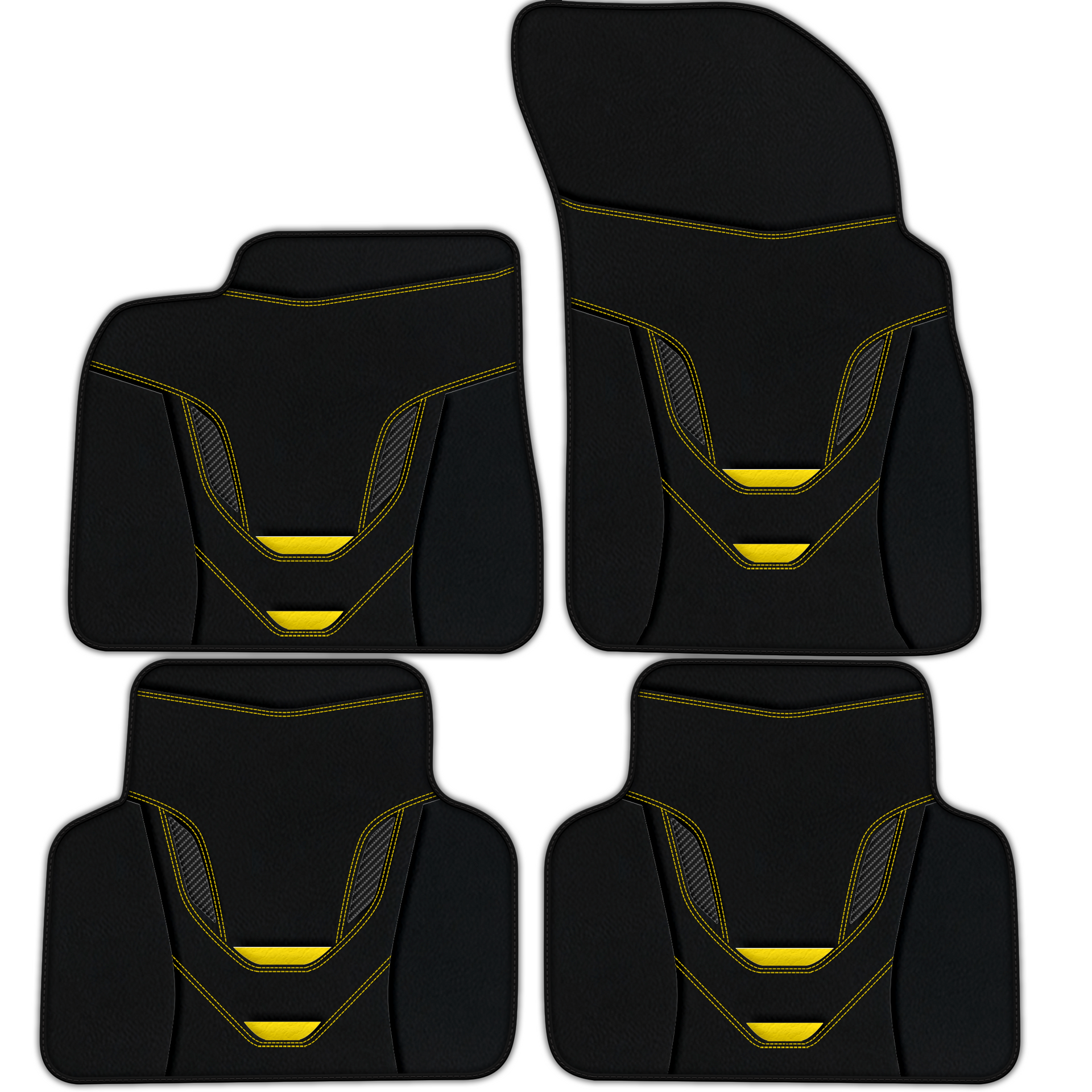 Customizable Leather Floor Mats for Lamborghini Urus 2018-2024