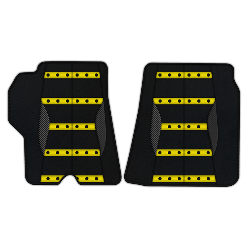 Customizable Leather Floor Mats with AW22 Pattern for Ferrari California (2008-2014)