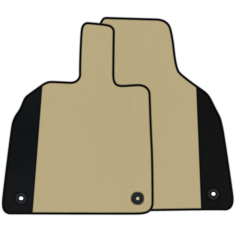 Personalisierbare Fußmatten aus Teppich mit Leder für Lamborghini Aventador (2012-2022)