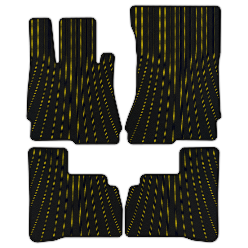 Customizable Leather Floor Mats with AW07 Pattern for Mercedes Benz S-Class W222 (2013-2020) Short Wheelbase