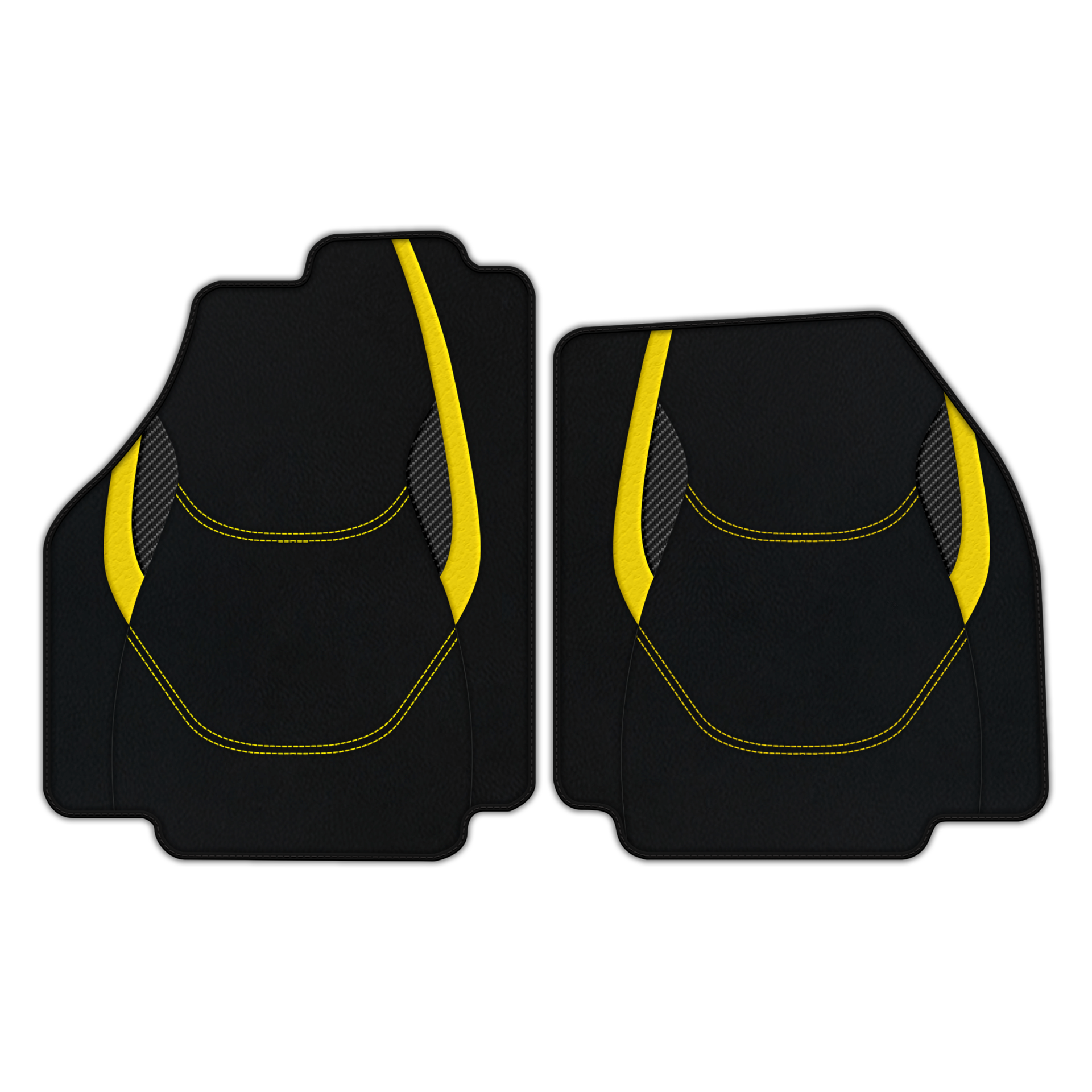 Customizable Leather Floor Mats with AW23 Pattern for Ferrari Enzo