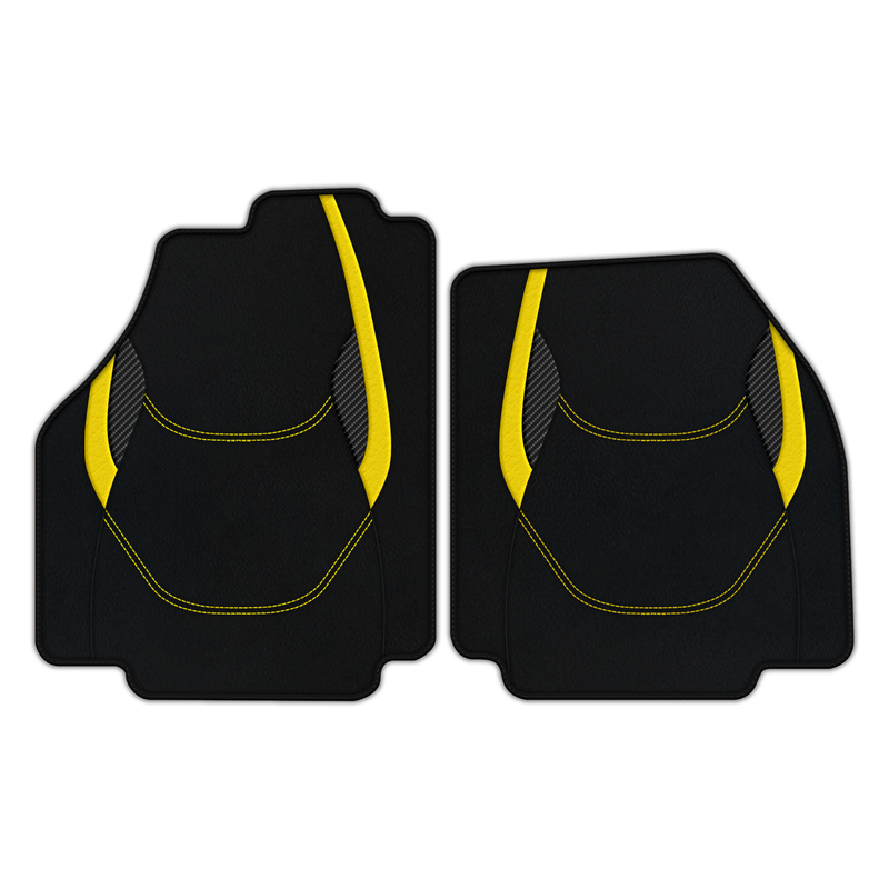 Customizable Leather Floor Mats with AW23 Pattern for Ferrari F8 Tributo (2019-2023)