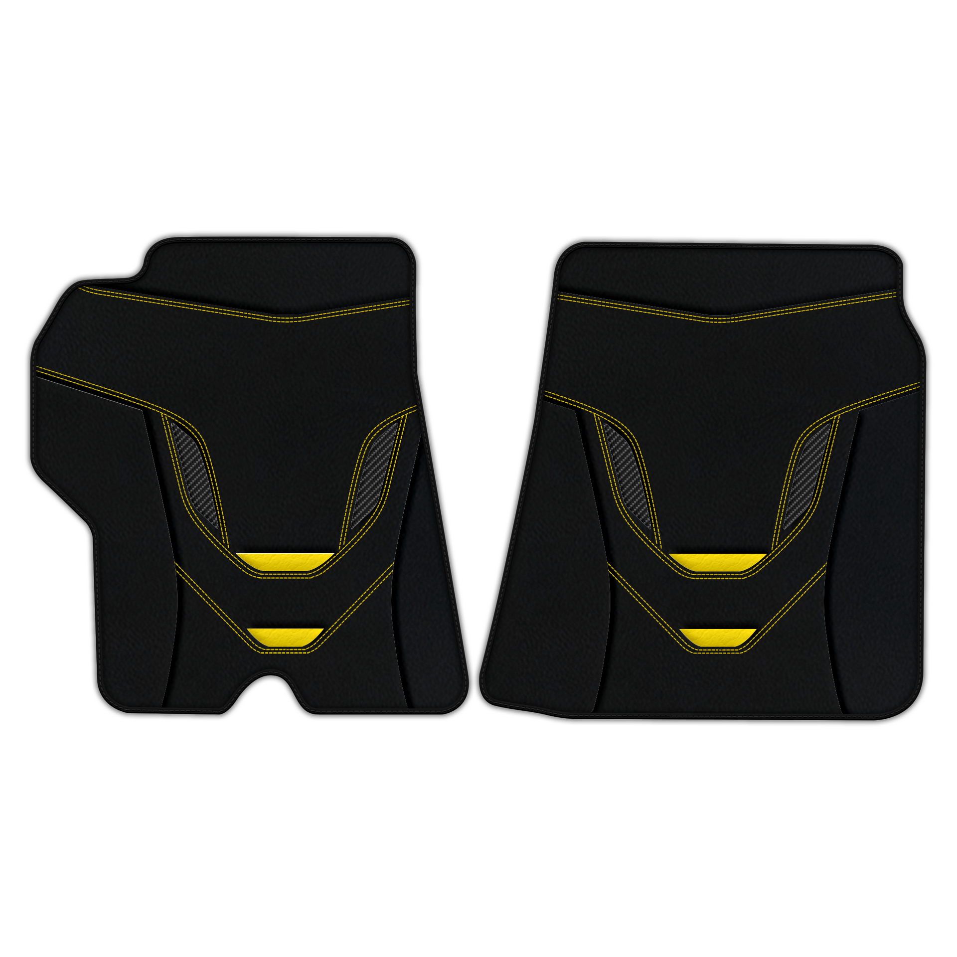Customizable Leather Floor Mats for Ferrari California - AW46 Pattern