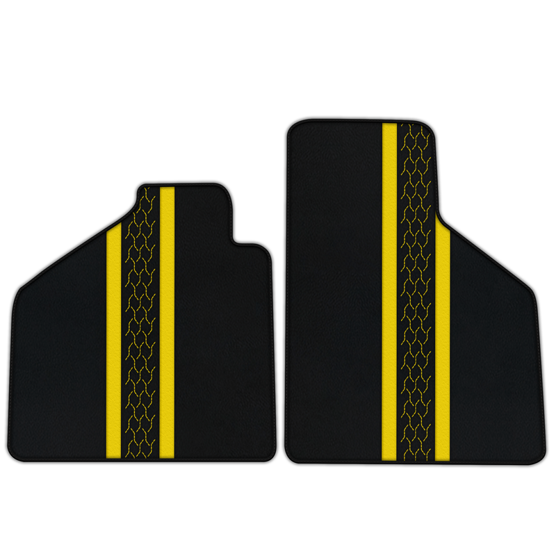 Customizable Leather Floor Mats with AW20 Pattern for Lamborghini Diablo (1990-2001)