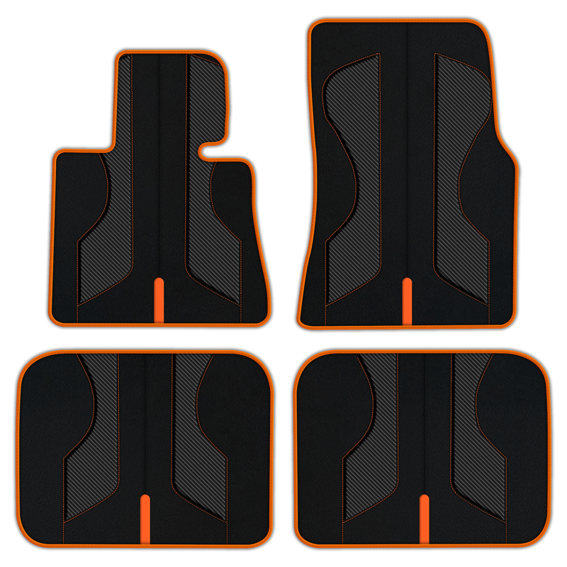 Customizable Leather Floor Mats with AW35 Pattern for Rolls Royce Phantom Sedan (2003-2016)