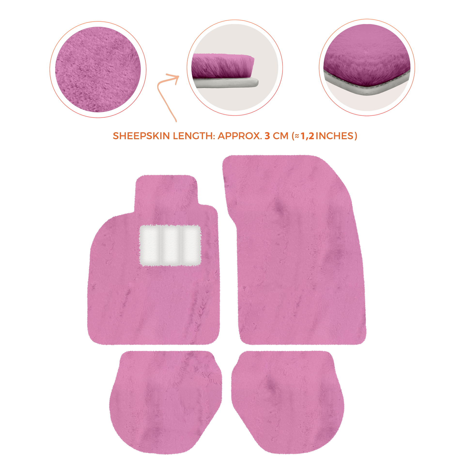 Tapis de voiture noirs pour Porsche 993 (1994-1998) avec - AutoWin