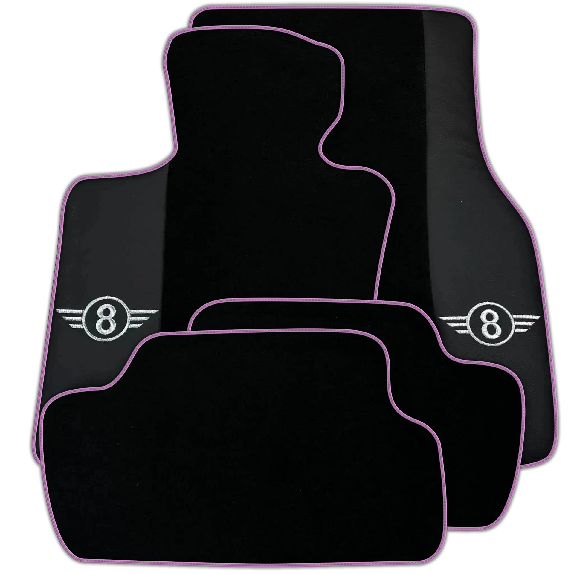 Black Floor Mats for Mini Cooper / One R56 (2007-2014) Various Trim Colors