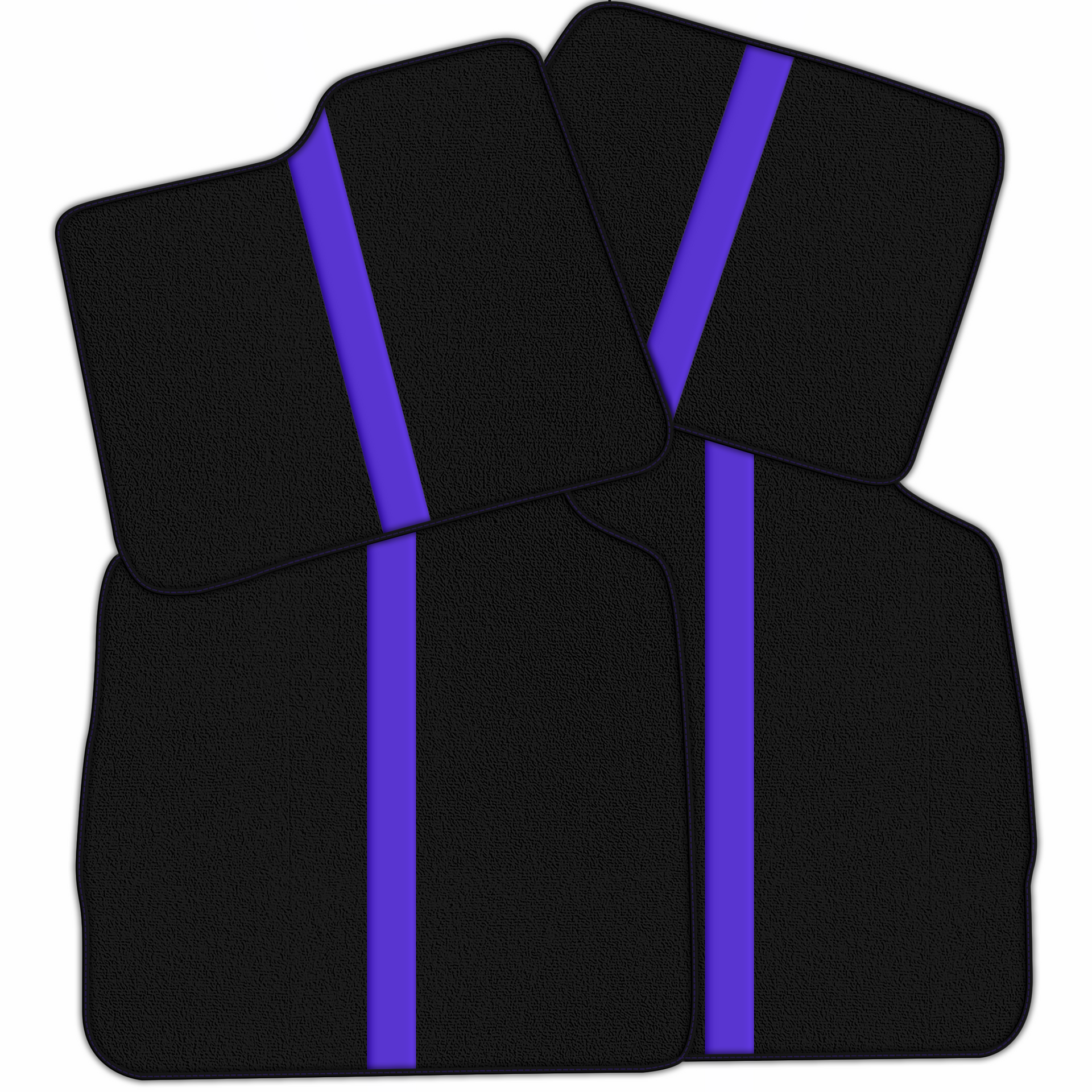 Premium Custom Black Floor Mats for Ferrari Portofino 2018-2023