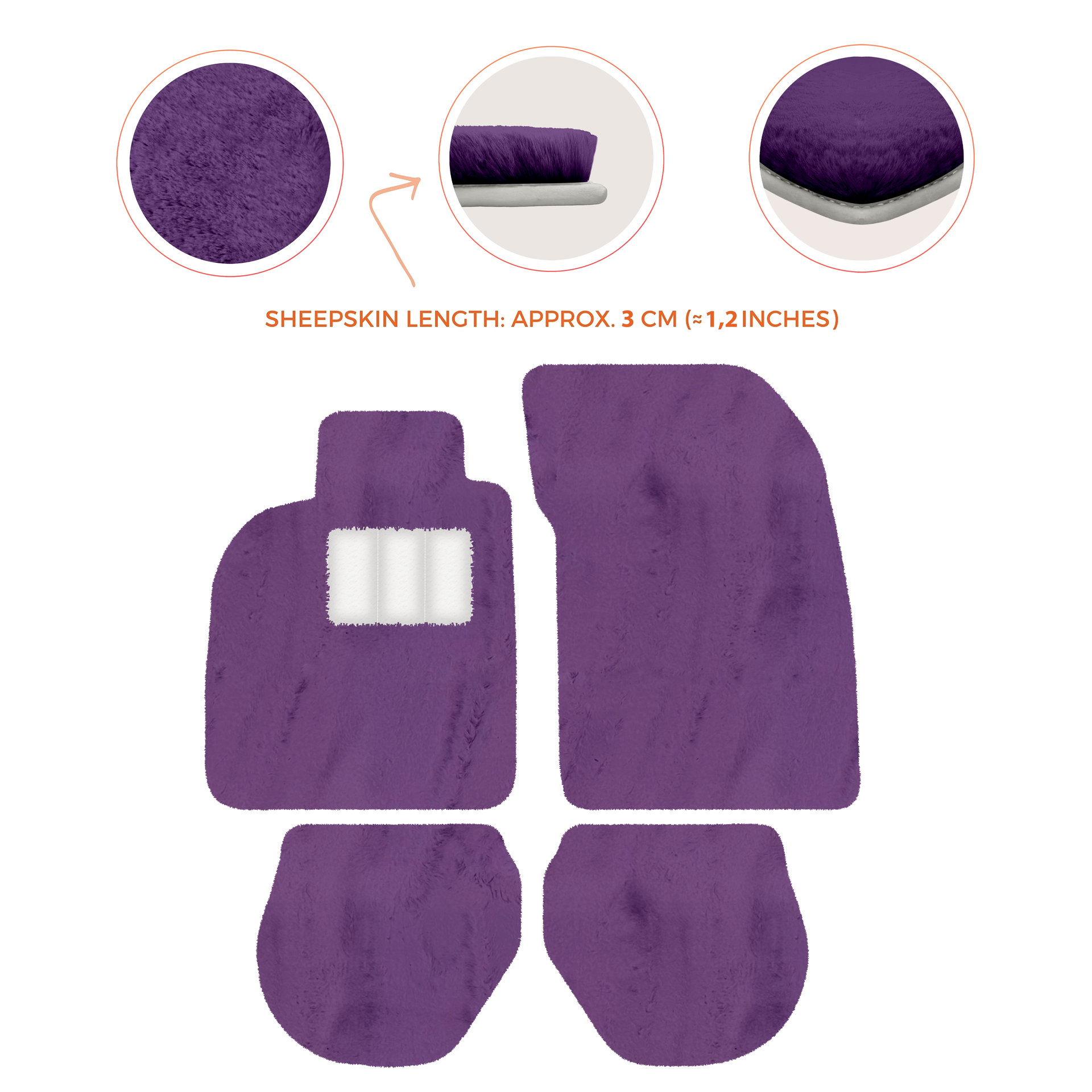 Tapis de voiture noirs pour Porsche 993 (1994-1998) avec - AutoWin