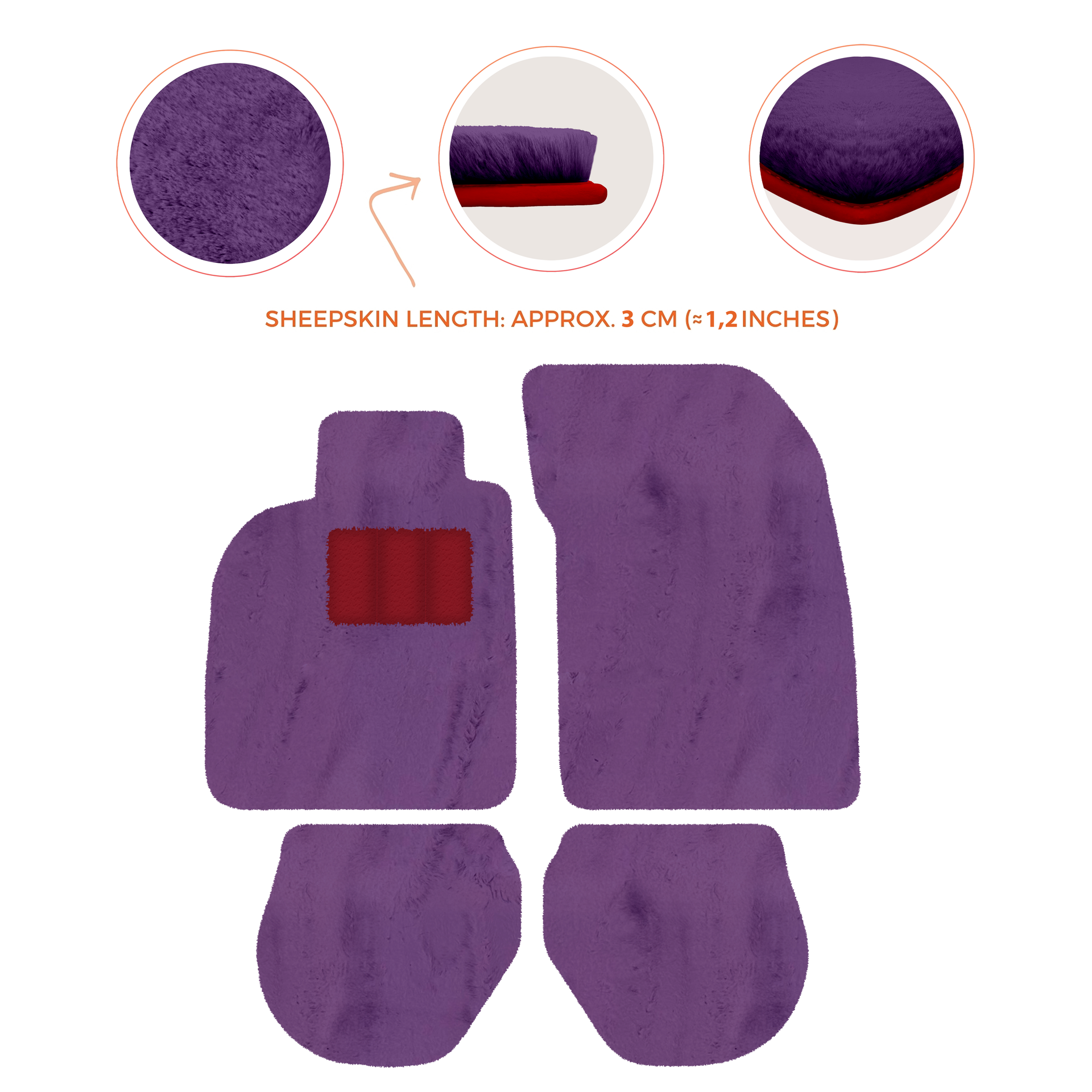 Tapis de voiture noirs pour Porsche 993 (1994-1998) avec - AutoWin